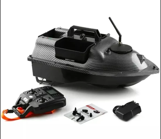Лодки за захранка Карбонова лодка за захранка Flytec V010 с 40 точков GPS + БОНУС сак, зарядно 12V и допълнителни перки