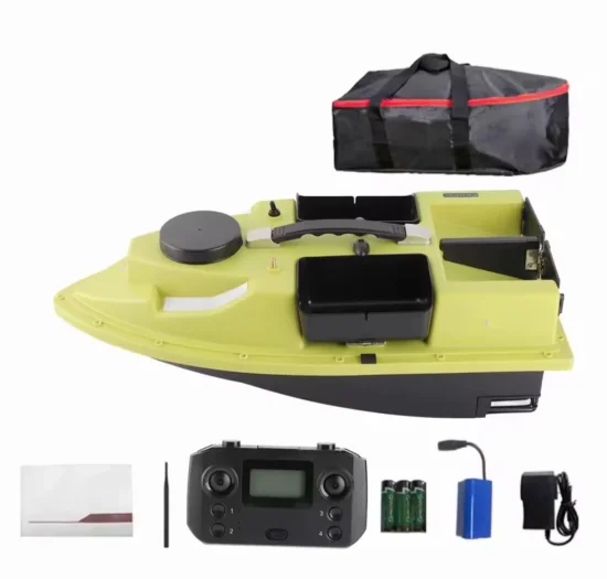 Лодки за захранка Лодка за захранка D19 с GPS 100 точки, сонар + ПОДАРЪК сак за лодка, зарядно 12V, гумен калъф за дистанционно, резервни перки